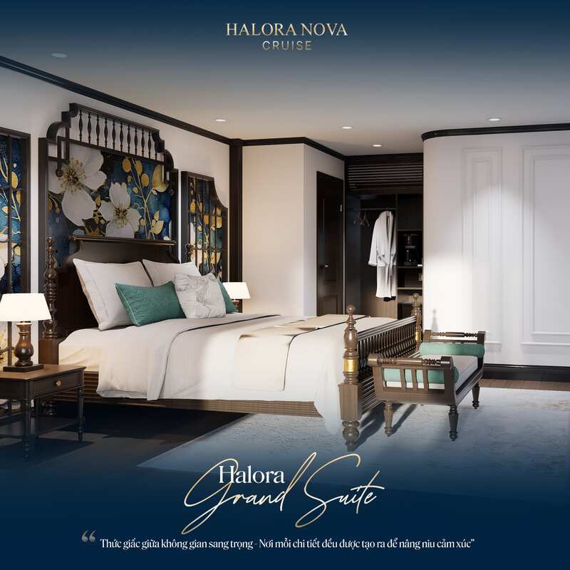 Các hạng phòng cao cấp trên Halora Nova Cruise