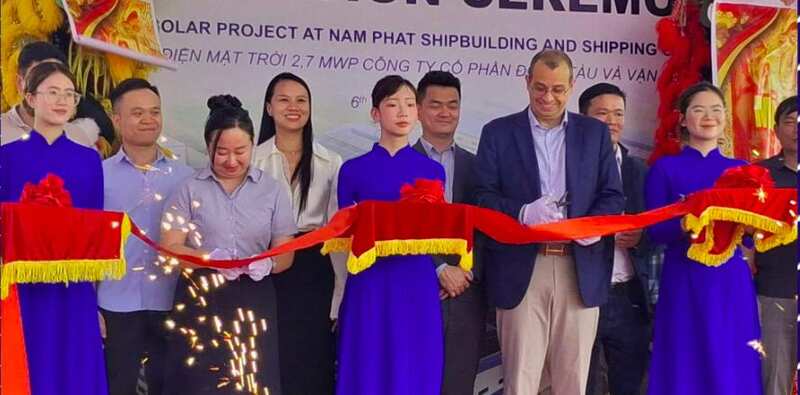 Dự án điện mặt trời áp mái xanh xoá sản xuất thép tại Quảng Ninh
