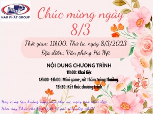 Nam Phát Group tri ân CBCNV nữ nhân ngày 8-3
