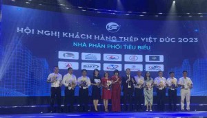 Vinh danh giải thưởng Nhà phân phối Thép hàng đầu của Thép Việt Đức (VGS)