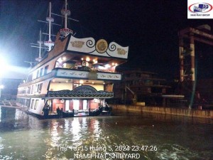 Nam Phát Ship hạ thuỷ tàu Dragon Legend sau quá trình nâng cấp, làm đẹp