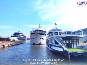 Nam Phát Ship nâng cấp tàu Dora Cruise và hạ thuỷ tàu Nam Phát 24 Calisa cruise