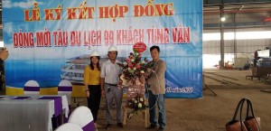 Nam Phat Ship đóng mới tàu Tùng Vân 99 khách trên vịnh Hạ Long
