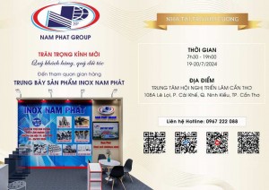 Nam Phát Group nhà tài trợ kim cương tại triển lãm ngành cửa Cần Thơ 2024