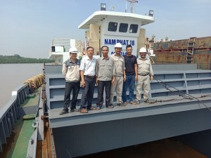 Tàu Nam Phát 18 ra khơi phục vụ vận tải đường thuỷ hiệu quả, nhanh chóng tới khách hàng